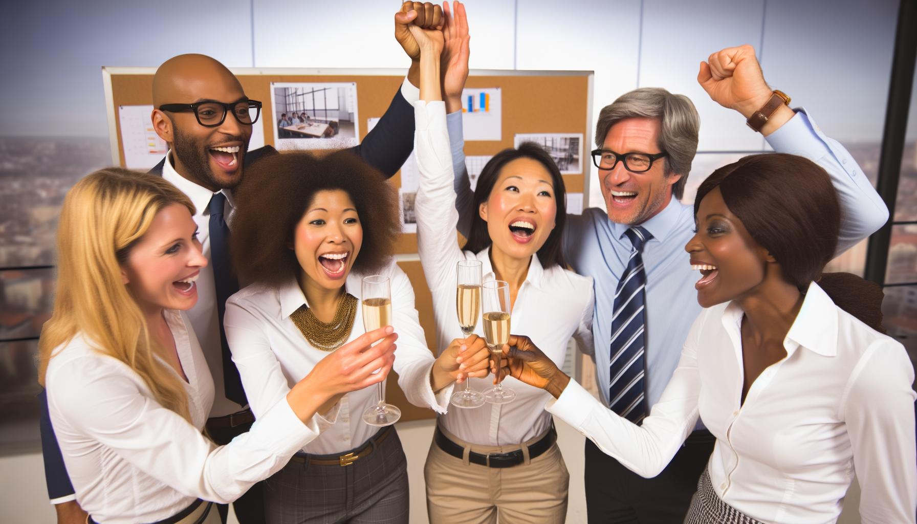 celebrating the success of leveraging inbound and outbound sales strategies
